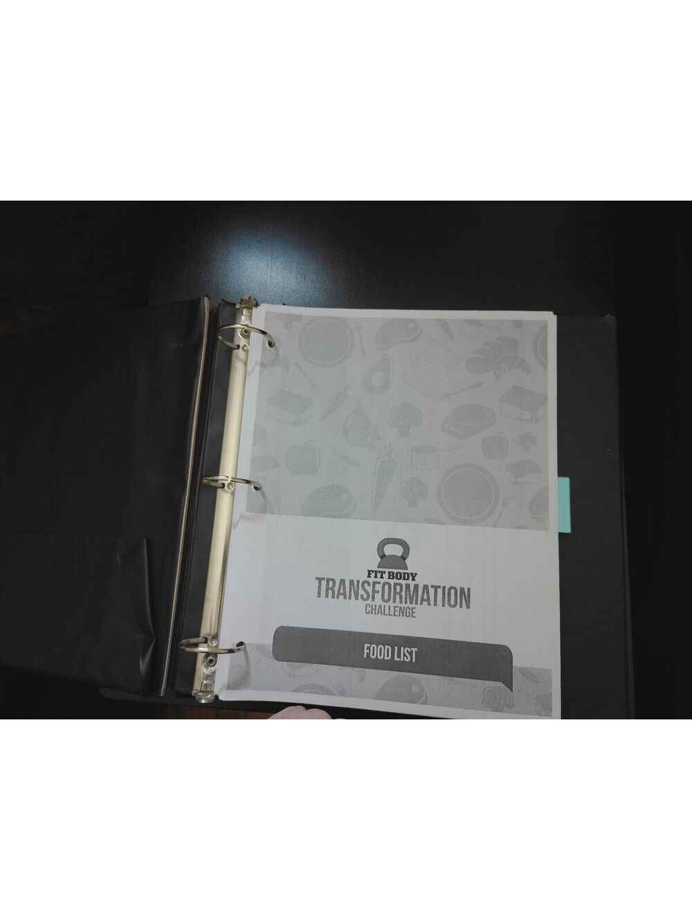 Fit Body Transformation Challenge Complete Program Recipe Guide Food List Binder